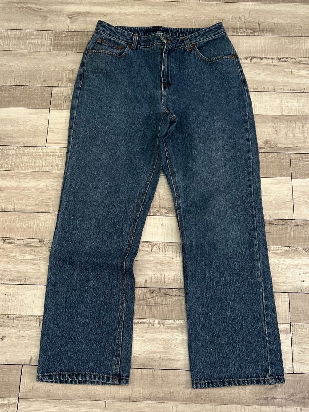 Bill Blass Signature Fit Jeans Size 12 Straight Leg Medium Wash